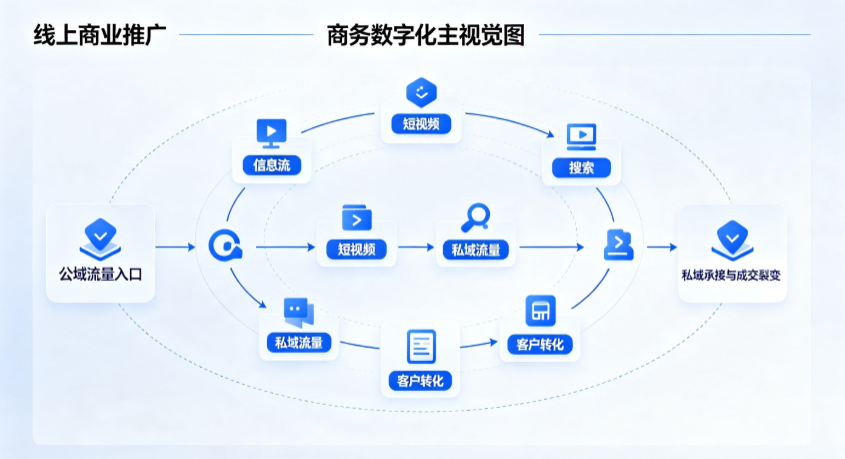 盐都县线上商业推广怎么做？全域流量闭环搭建与低成本转化实战指南